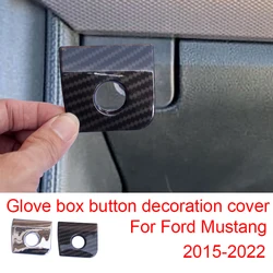Center console storage box Glove box switch Button trim modified interior accessories for Ford Mustang Shelby GT500 EcoBoost
