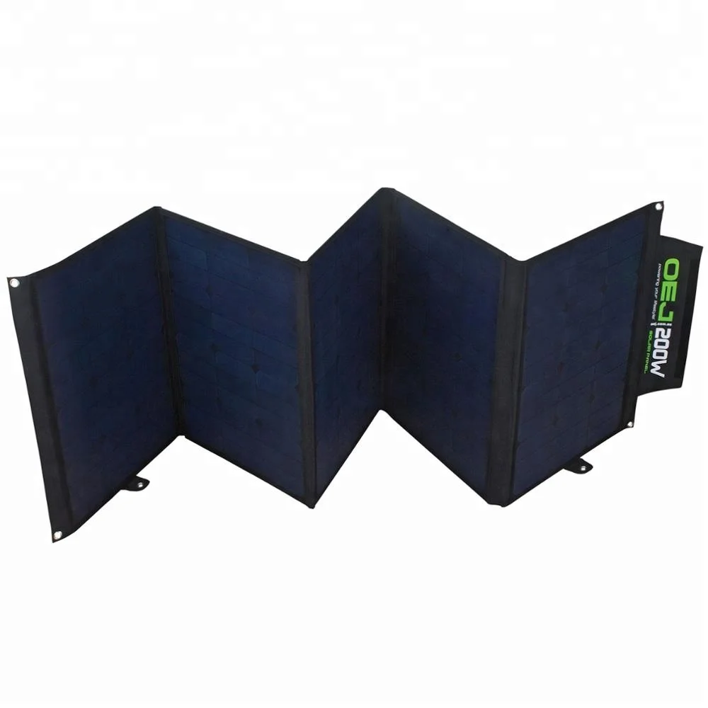 28W Folding Mono Solar Panel, Intelligent Charging Small Module Outdoor Off Grid Power Station