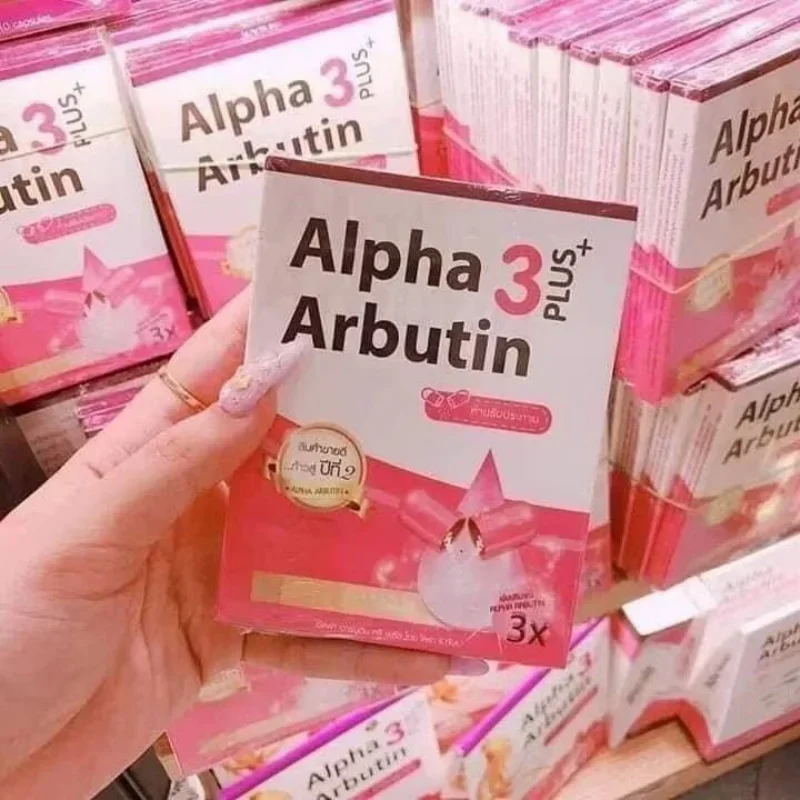 3 boxes Alpha Arbutin 3 Plus Powder Mix With Lotion Skin Lightening Brighten Reduce Dark Skin Blemishes