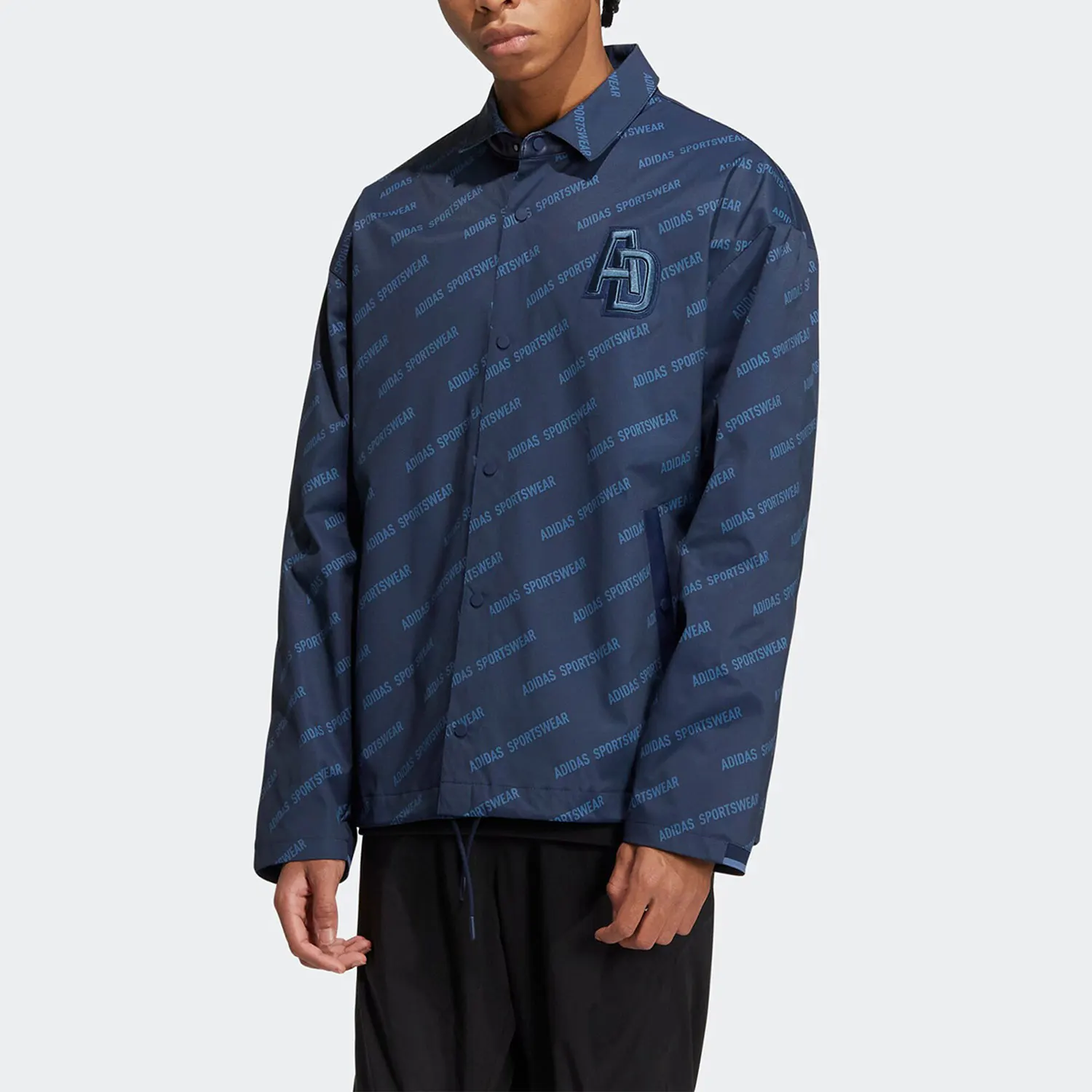 

Adidas genuine New Season Men's Loose Sports Lapel Jacket IB2749