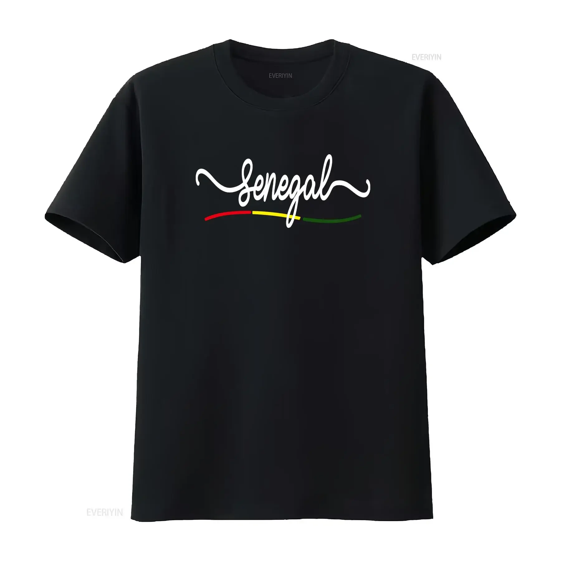 Senegal Flag Colors Senegalese Travel Expat Country Minimalist T Shirt for Soft Cotton vintage Washed graphic Unisex Stylish