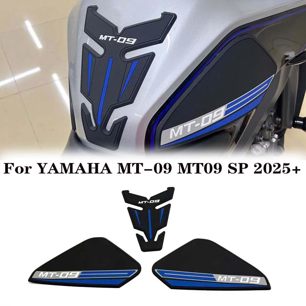 

For mt 09 MT-09 MT09 MT09 SP 2025 2026 Accesorios Tank Pad Non-slip Side Fuel Tank Pad Stickers Waterproof Rubber Sticker