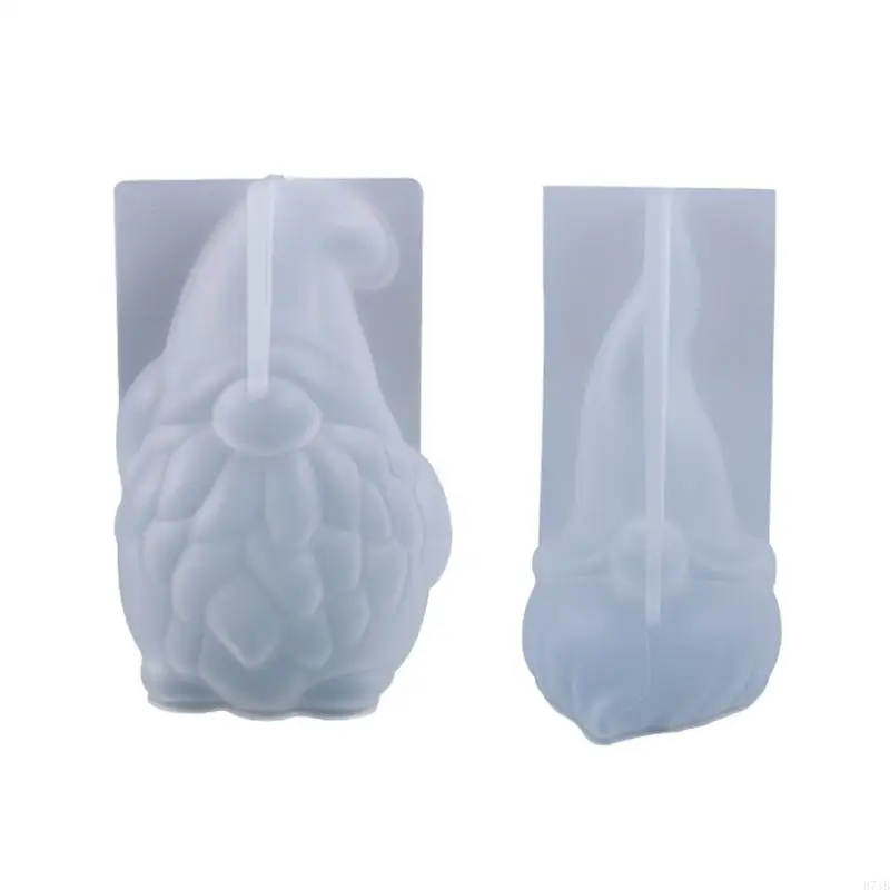 

37JB Aroma Plaster Silicone Mold Handicrafts Soap Resin Casting Mold Handmade 3D Christmas Santa Decoration Mold