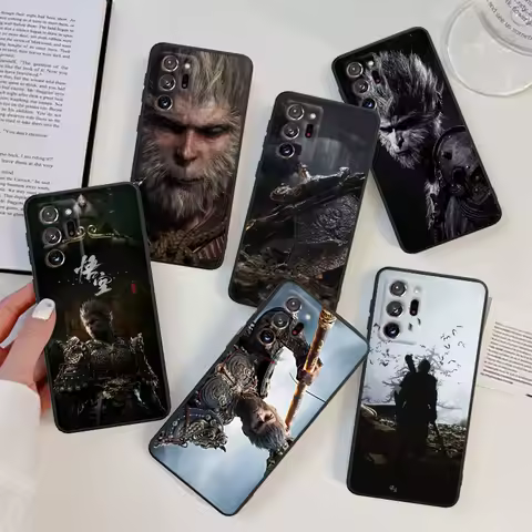 Black Myth Wukong Game Art For Samsung A53 A52 A33 A32 A51 A71 A21S A13 A73 A55 A22 A23 A35 A72 A54 A12 5G Black TPU Phone Case