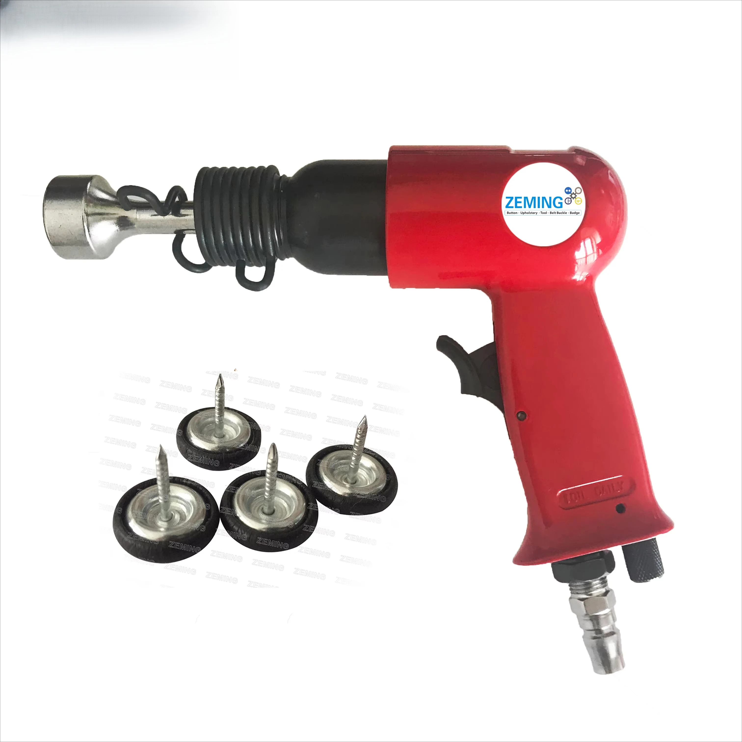 High Efficiency Pneumatic Hammer Nail Gun for Decorative Buttons of Wooden Furniture