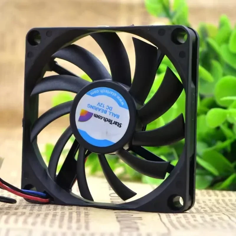 New CPU Fan For EVERCOOL EC7010HH12BA 7010 12V 0.31A 3-wire Fan 70*70*10mm