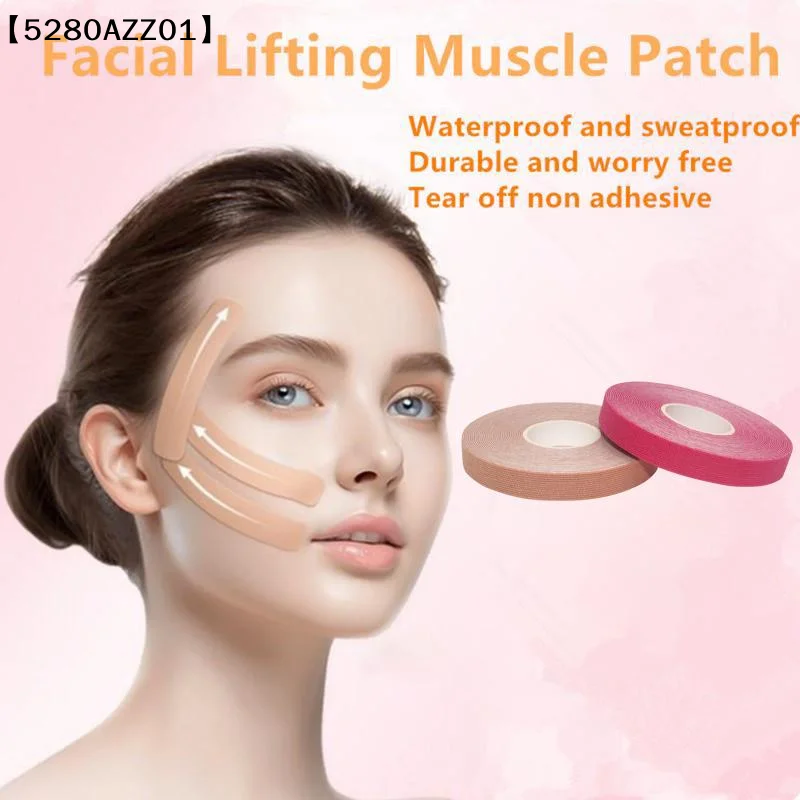 1 Roll Face Neck Wrinkle Removal Tape Smooth Multipurpose High Elasticity Face Sticker For Forehead Neck Lips Chin  Tool〔HMA58〕