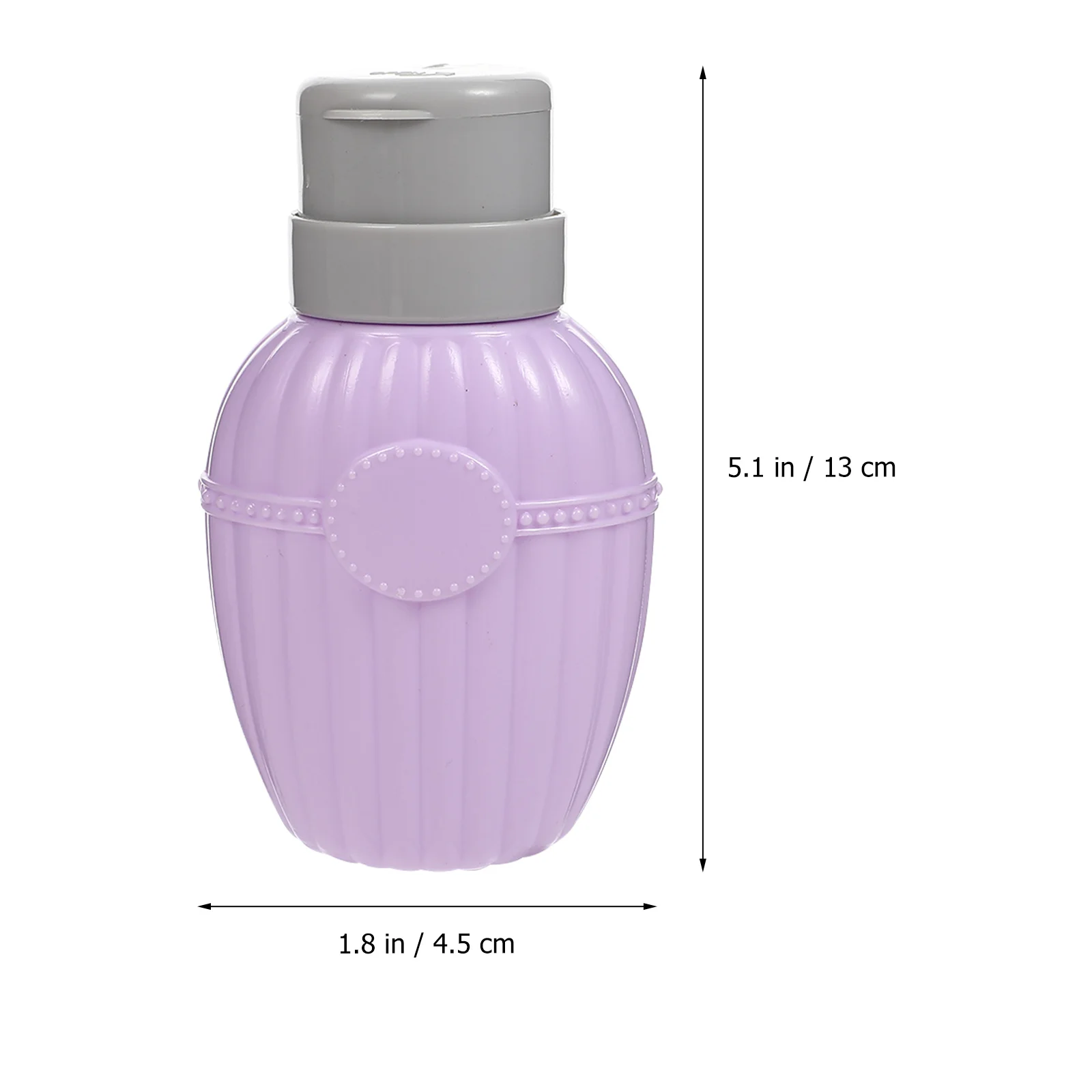 3Pcs 매니큐어 리무버 병 펌프 디스펜서 휴대용 매니큐어 액체 저장 네일 살롱 용품