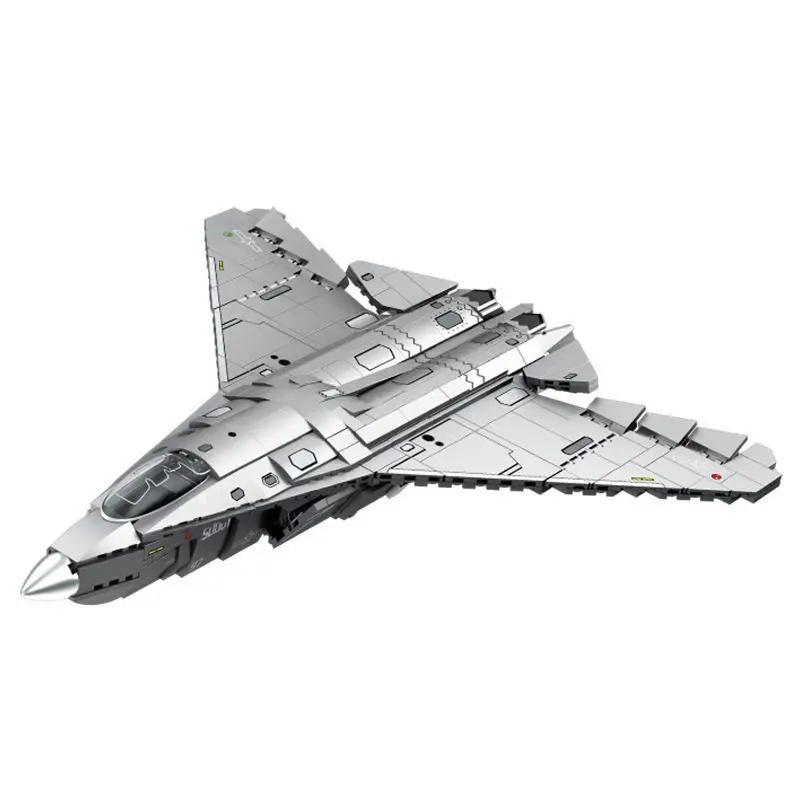 SEMBO BLOCK J50 第6世代戦闘機ミリタリービルディングブロック 男の子向け教育玩具ギフト