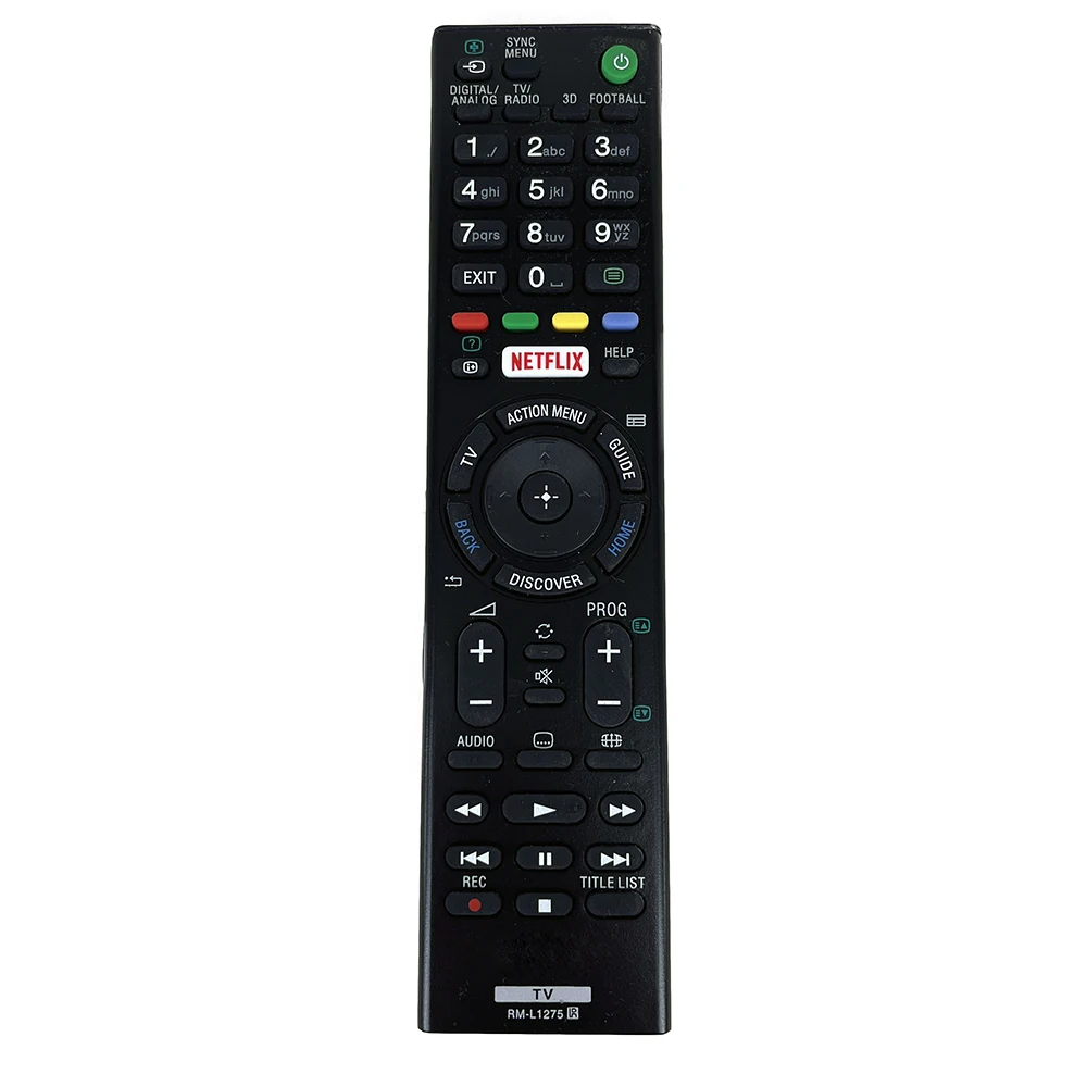 Remote Control use for sony TV RM-L1275 RMT-TX100D RMT-TX100E RMT-TX102D KDL-43W808C KDL-50W755C