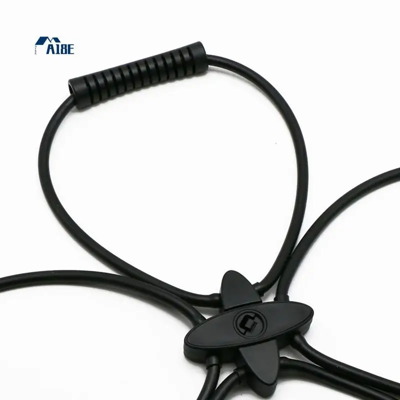 A18E-Pilates Reformer Resistance Band Kit معدات اللياقة البدنية المنزلية لتمرين الجسم بالكامل - تساعد على عضلات الهدف والنغمة #1