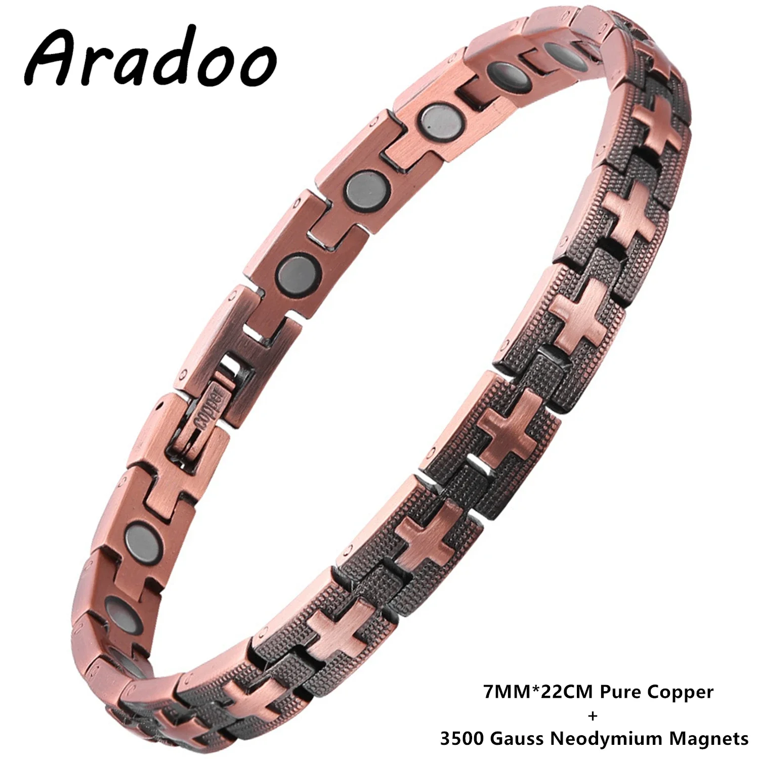ARADOO Copper Magnetic Bracelet Women 6