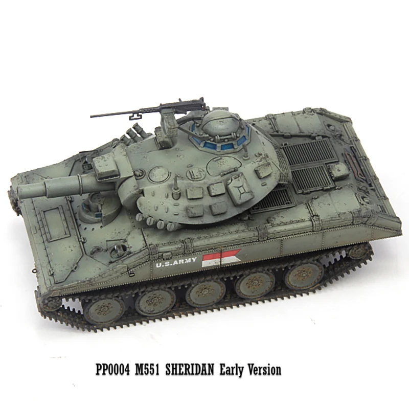 

1:72 Scale Plastic PP0004 M551 Early Type Sheridan Tank The United States Model Militarized Combat Track Type Classics Gifts