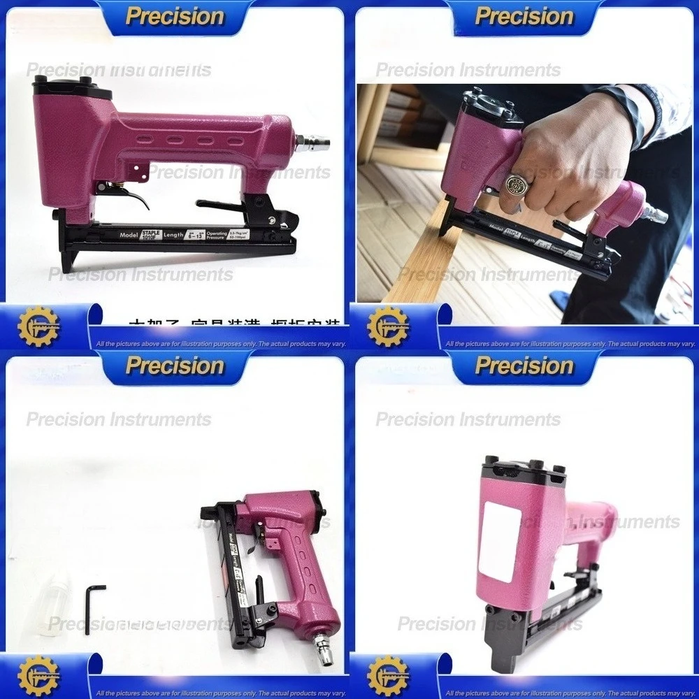 2026 Pneumatic Stapler for Woodworking Manual U Type Nail Gun Heavy Duty Construction Fastening Tool Air Powered Hammer