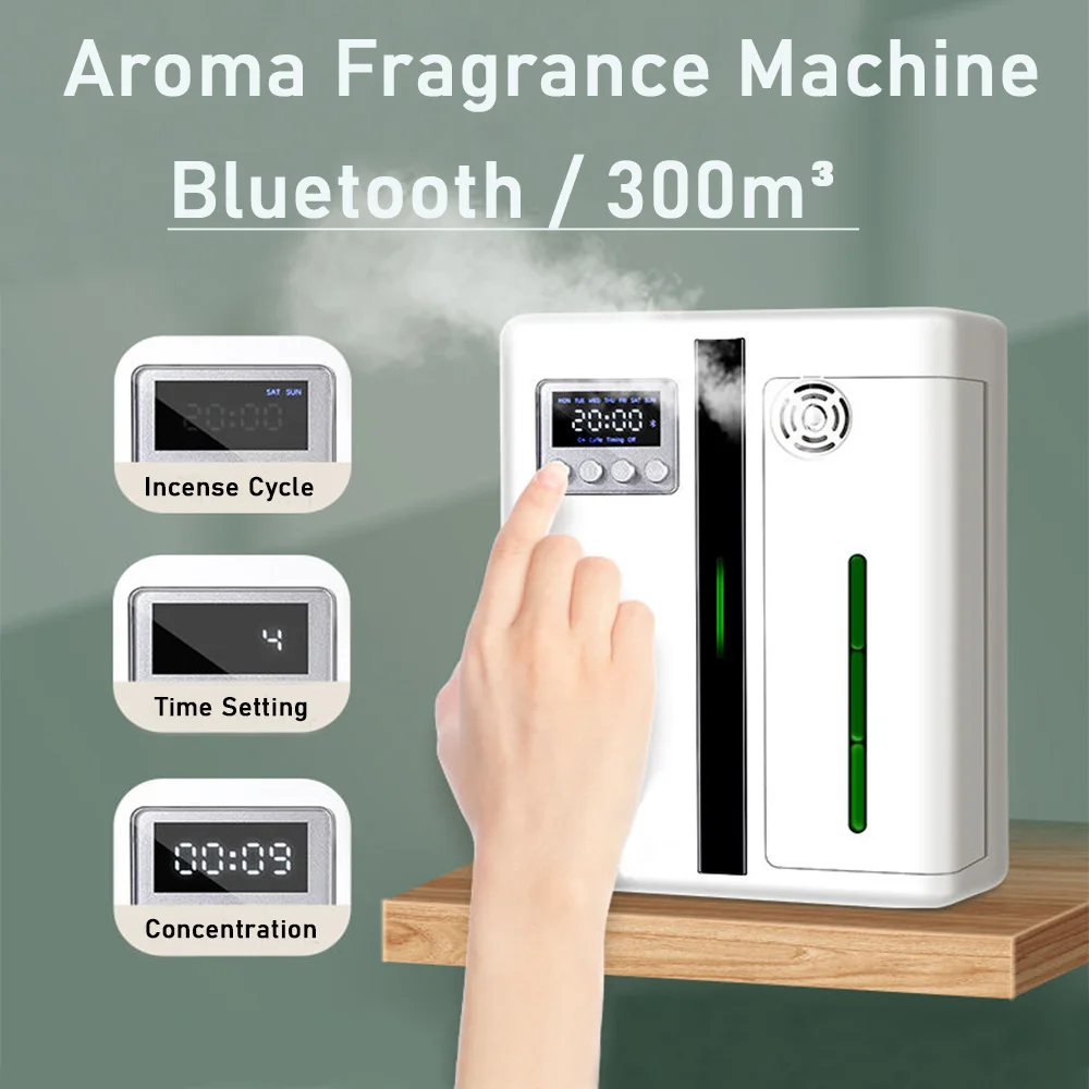 Aroma Diffuser Home Hotel Office Toilet Air Freshener Smell Distributor Essential Oil Diffuser Room Fragrance Machine w/ Fan