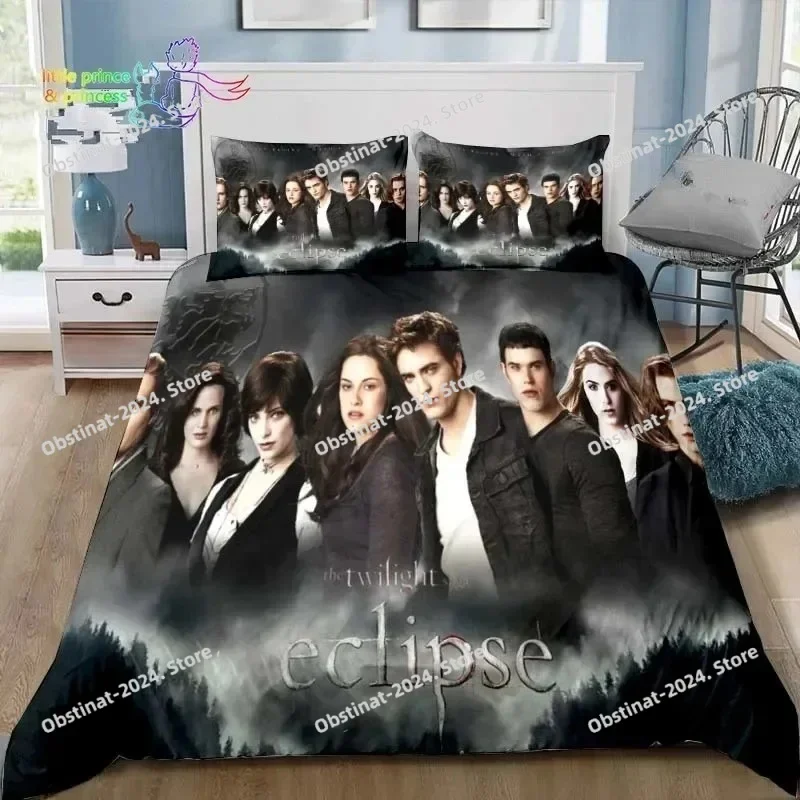 3D The Twilight Saga HD Bedding Set Duvet Cover Full Queen King Size Pillowcase Printed Bed Set Aldult Kid Bedroom Single Twin