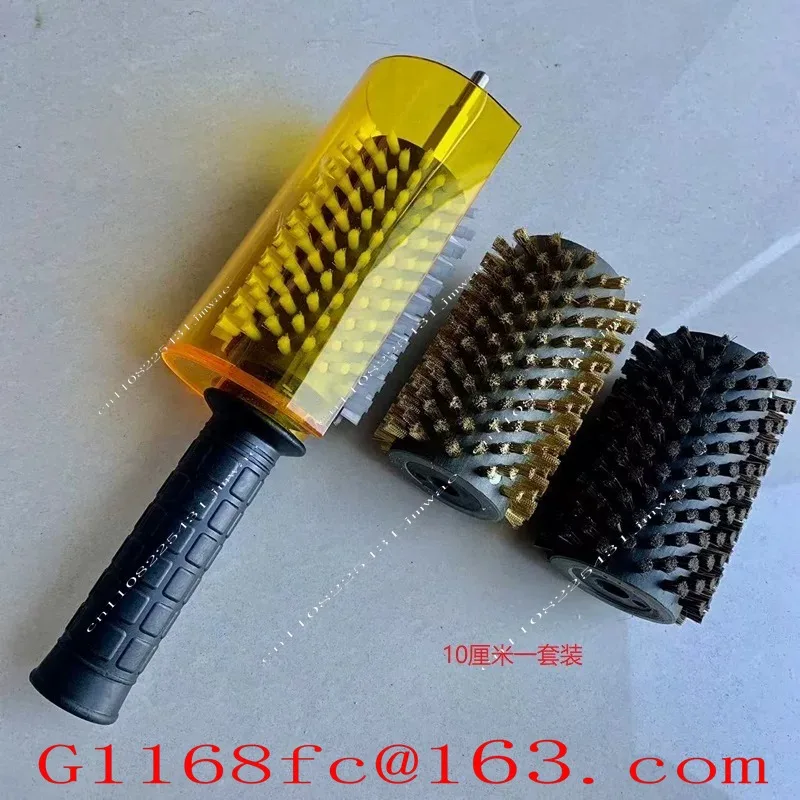 Snowboard Wax Brush Kit Nylon Brass Horsehair Professional Ski Wax Brush Kit Ski Maintenance Tools Waxing Equipment Supplies