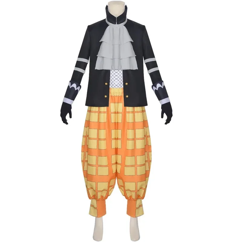 

Anime Gekko Cosplay Costume Men Coat Pants Full Set Oka Shichibukai Moria Role Play Uniform Suit Halloween Carnival Partys;3'v,6