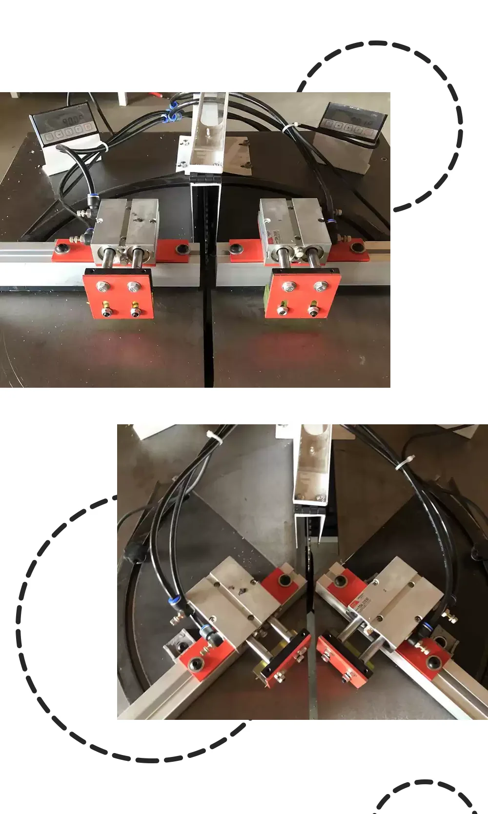 KET Arbitrary Angle Aluminum Profile Cutting Machine for Door and Window Making Cutting Machine for Aluminum Profile