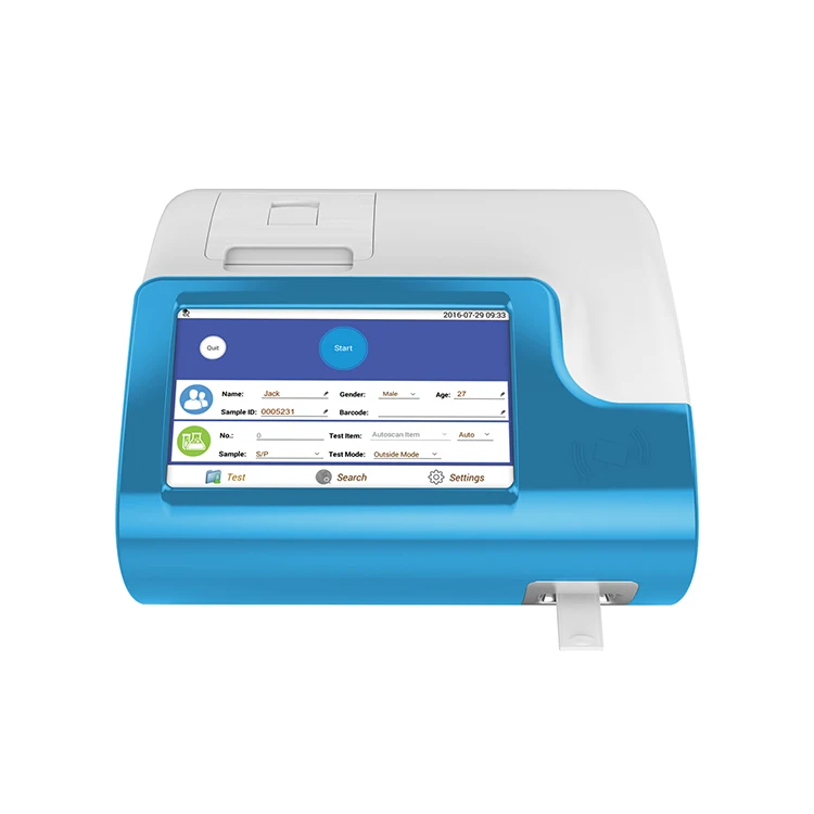 Laboratory Biochemical Quantitative  Fluorescence Immunoanalyzer POCT Analyzer HbA1c TSH FT3 FT4 Test Kits