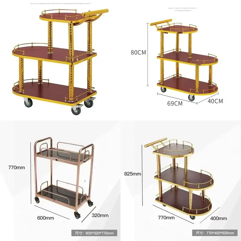 Hot Sale High Quality Hotel Food Service Cart for Hotel or KTV Use