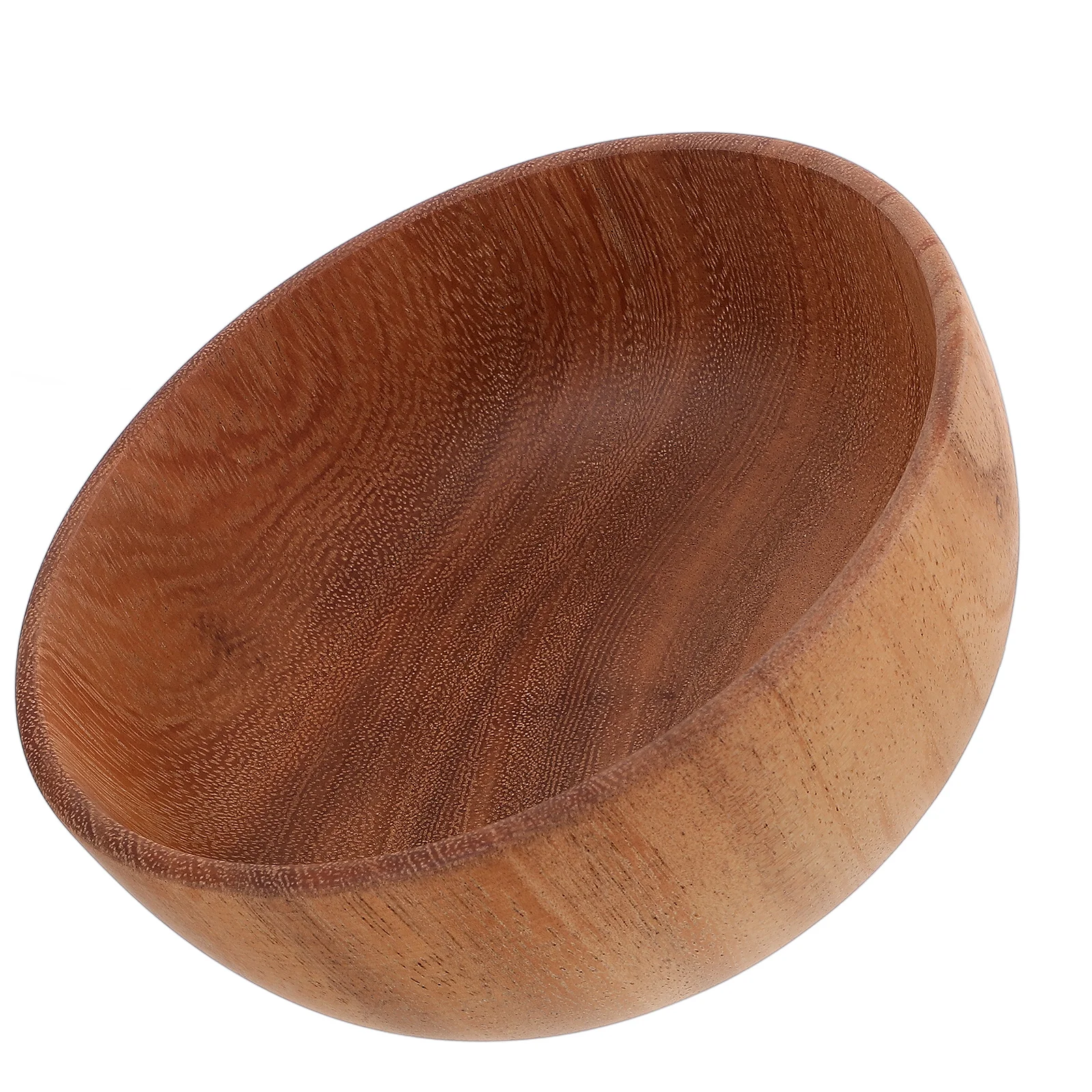 

Acacia Wood Bowl Large Size Wooden Bowls for Salad Fruit Decorative Serving Home Use Round Shape Fine Craftsmanship Portable