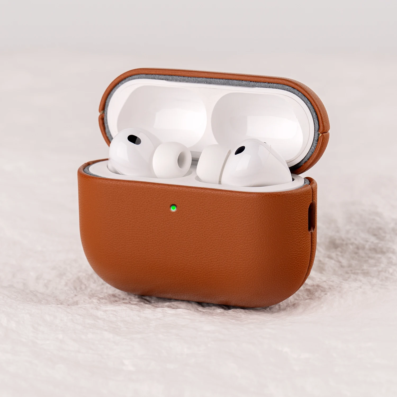 

For Apple AirPods Pro 3 Leather Case Business Earphone Cases For AirPods Pro 3 Generation Cover Headset Shell MagSafe Cases