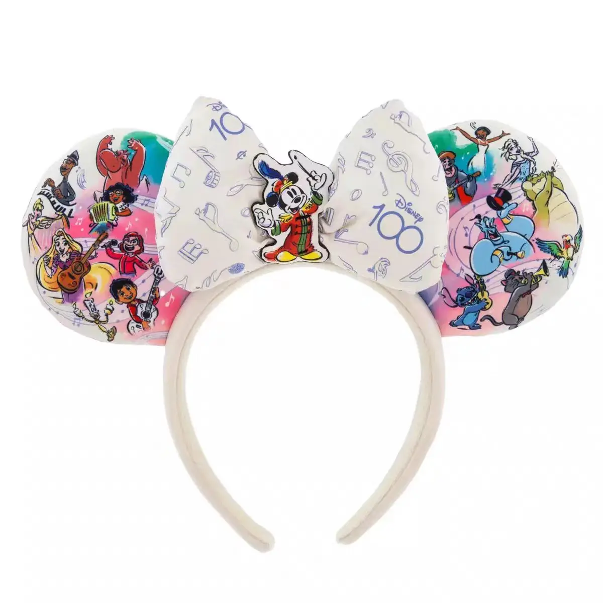 Disney 100th Anniversary Edition Mickey Mouse Headband Musical Director Disneyland Park Minnie Ear Adults/Children Girl Gift