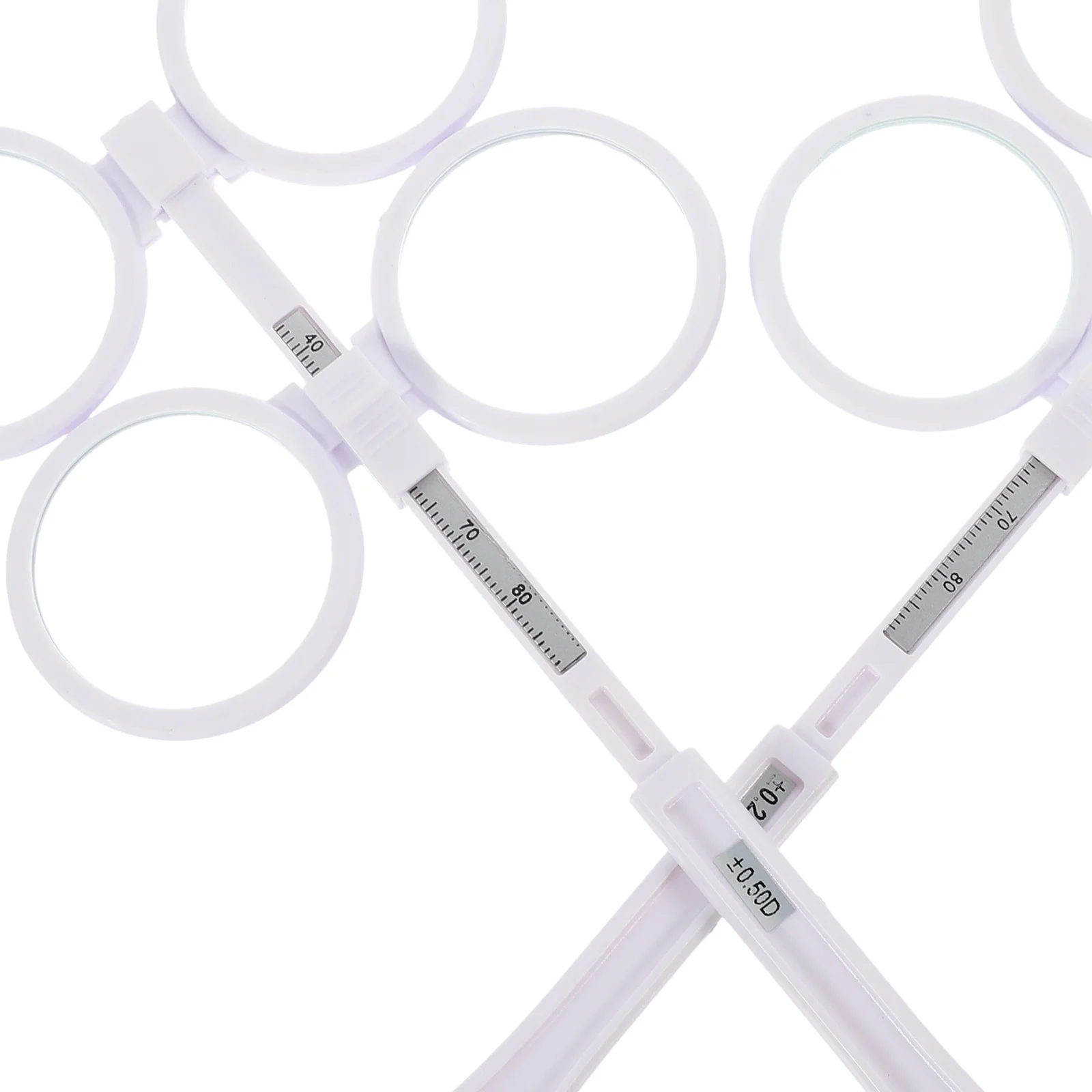 

2Pcs Optical Flipper Lens Set Versatile Flip Lenses for Myopia Astigmatism Training Optometry Accessories Optometry Flipper Set