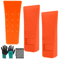 3Pcs Felling Wedges Plastic Chainsaw Wedges Wear Resistant Tree Cutting Wedges Logging Supplies Safety Chainsaw Accessories