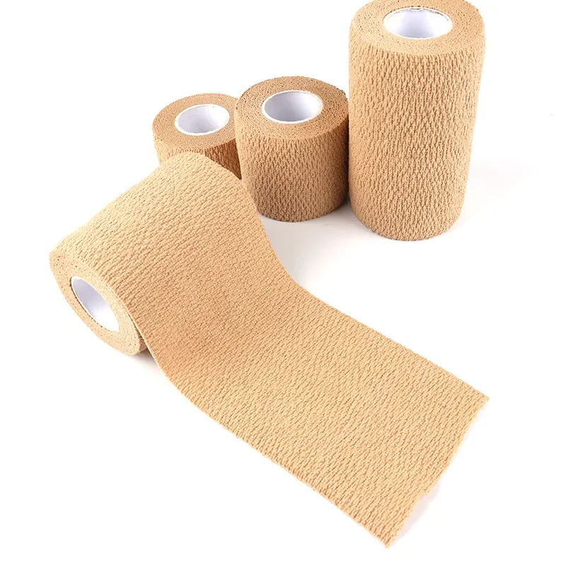 Bunte Sport selbstklebende elastische Bandage Wrap Tape Hansaplast für Kniestützpolster Finger Knöchel Palm Schulter