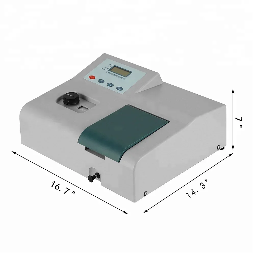 

722/V1100 Portable Visible Spectrophotometer Price,Manual Spectrophotometer