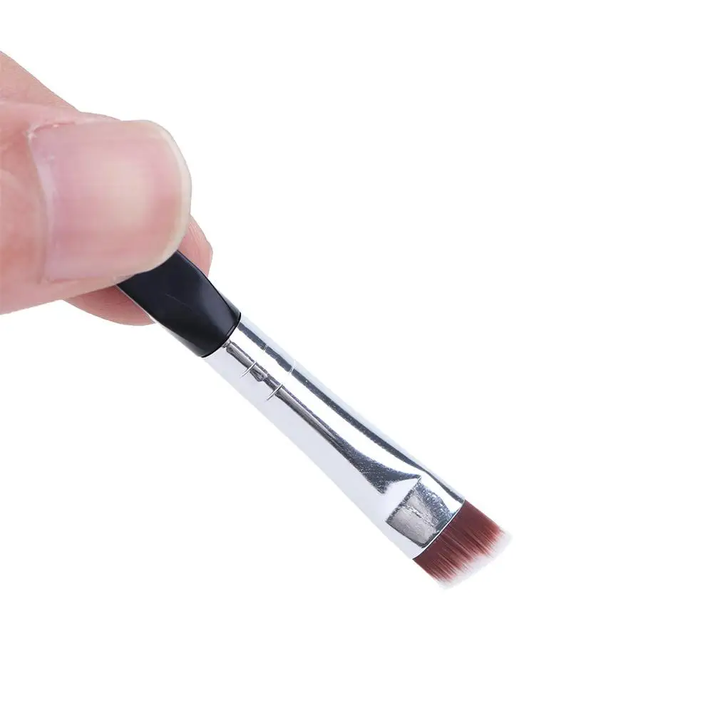 رمش فاصل أداة تهذيب الشعر فرشاة للمكياج فرشاة سبولي طوي الحاجب فرشاة الماسكارا قضيب الثنائي بزاوية الحاجب فرشاة #1