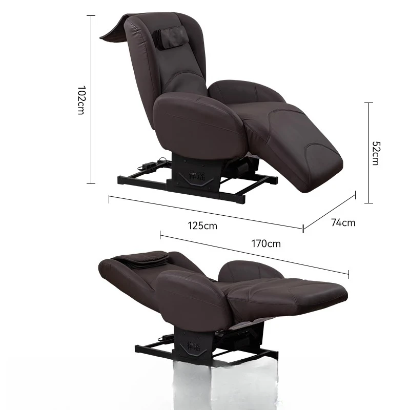 electric rocking chair adult leather chaise longue balcony home leisure single seat function sofa living room happy chair