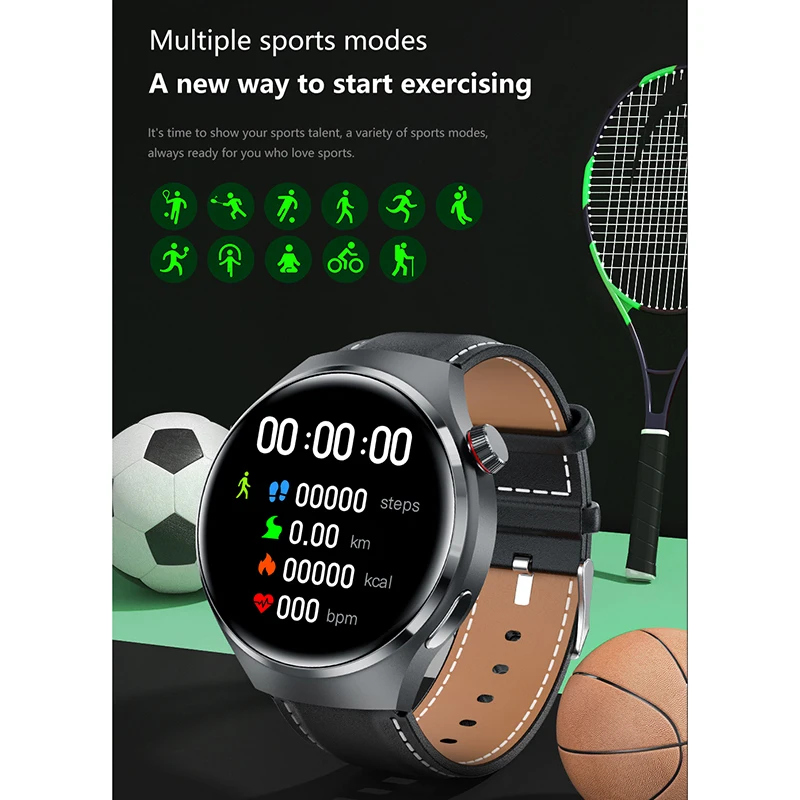 Huawei Watch 4 Pro用スマートウォッチ,1.53インチAMOLEDスクリーン,GPS, NFC,心拍数モニタリング,Bluetooth通話,IP68,防水,2022