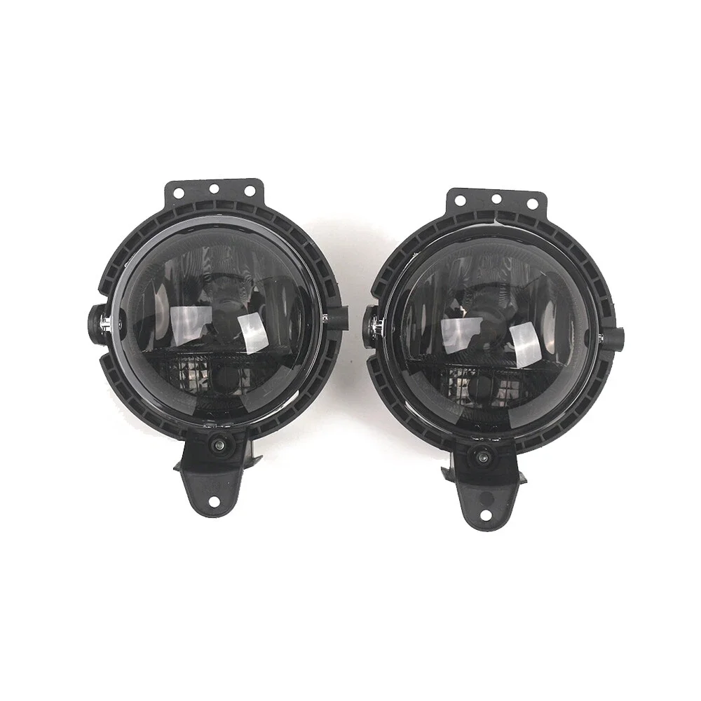 

63172751295 For BMW Mini R55 R56 R57 Smoked Front Left/ Right No Bulbs Fog Light Housing Shell Daytime Driving Light Cover