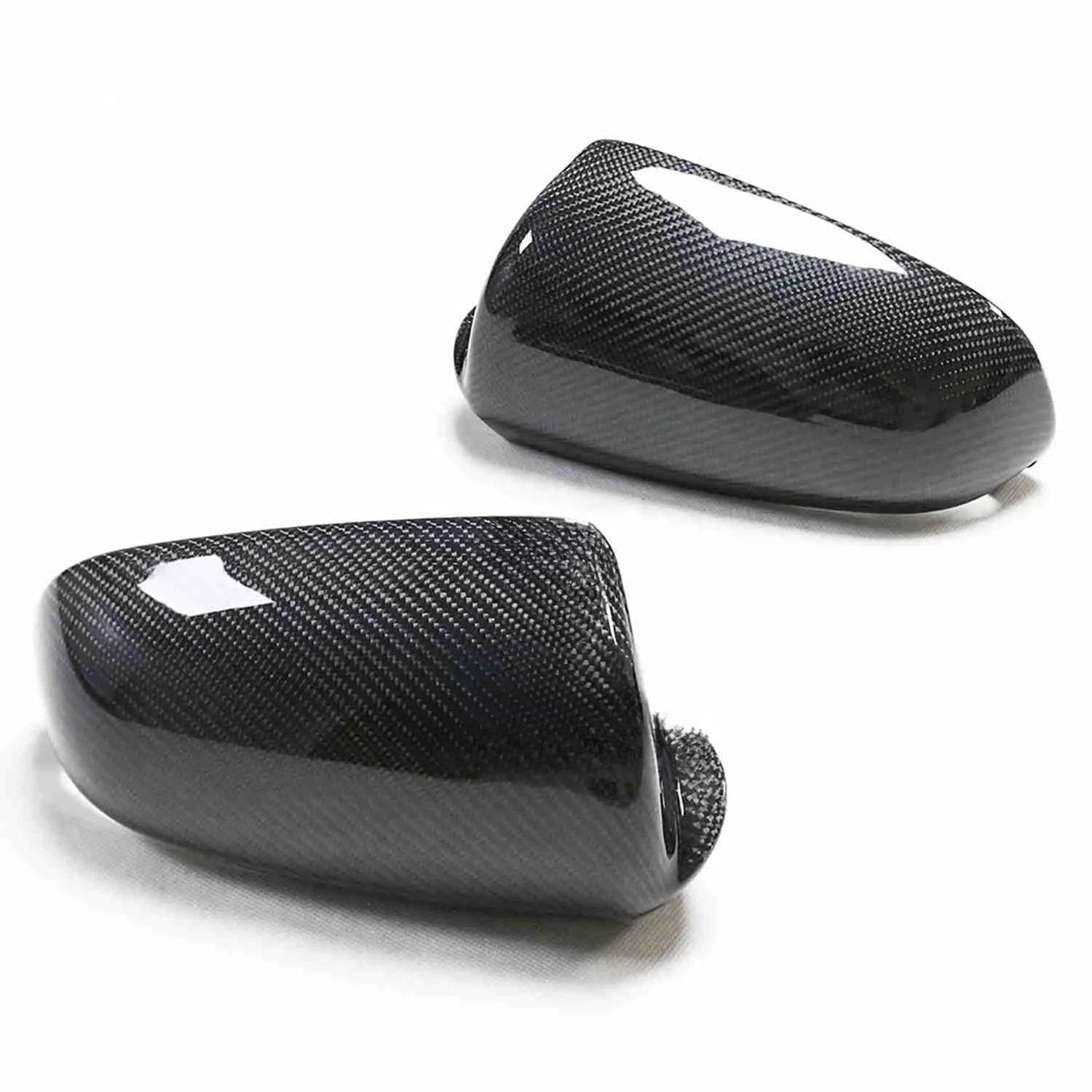 

ZAIQU Carbon Fiber Mirror Cover for A3 S3 A4 B7 A6 S6 2004-2008 Replacement Rearview Mirror Caps