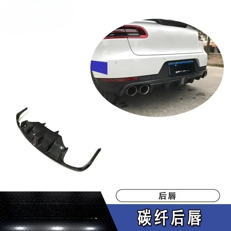 

Подходит для Porsche Baffle Tail Lip MACAN, задняя губа из углеродного волокна с подсветкой, модифицированные аксессуары