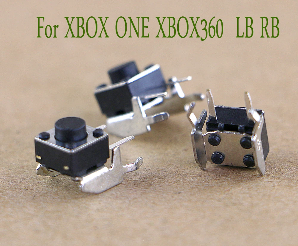 

300 шт. белые кнопки LB RB левый правый LR для XBOX ONE Xboxone XBOX360 для ремонта регулятора