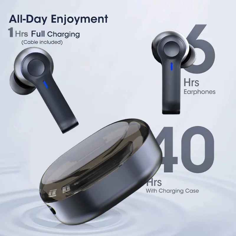 

Беспроводные наушники R22, TWS 5,1, Bluetooth-наушники, беспроводная гарнитура, светодиодный дисплей, IPX8, водонепроницаемые, 40 часов, Hi-Fi, премиальный звук, шум