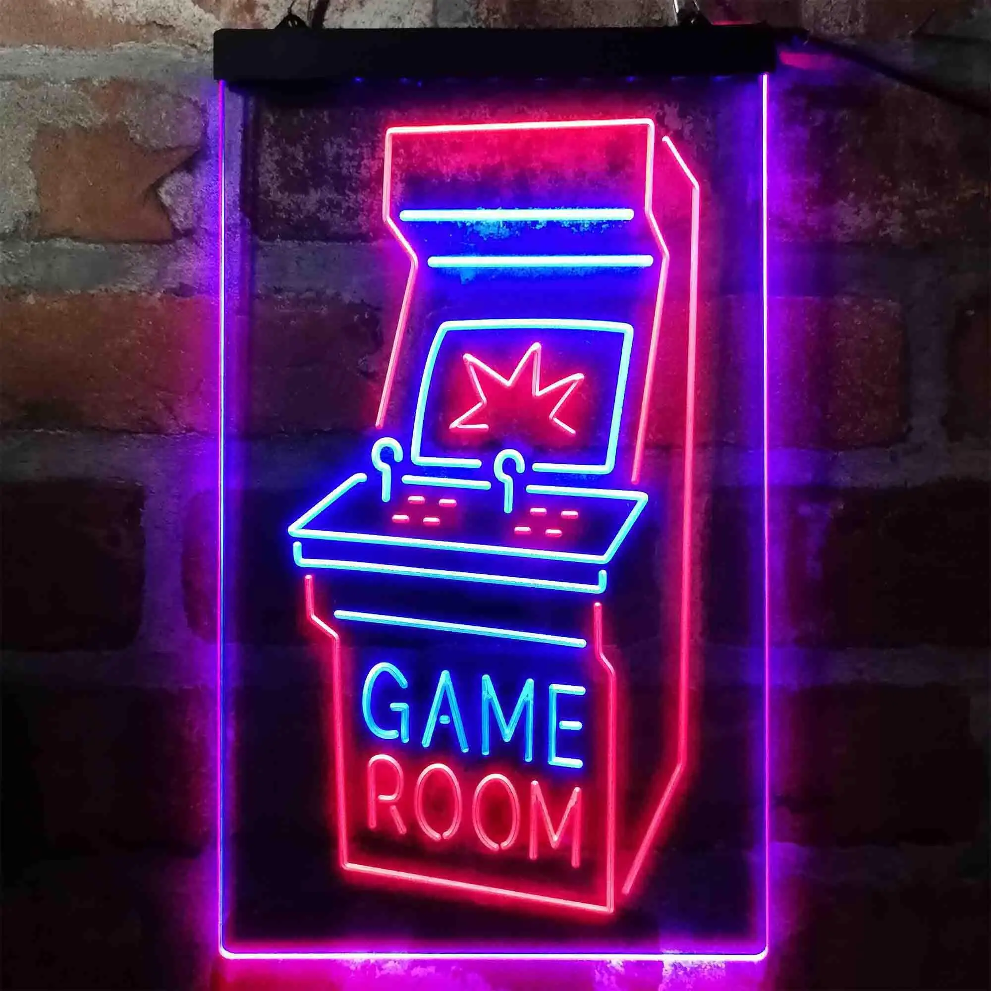 Game Room Arcade Dual Color Led Neon Sign st6-i4008