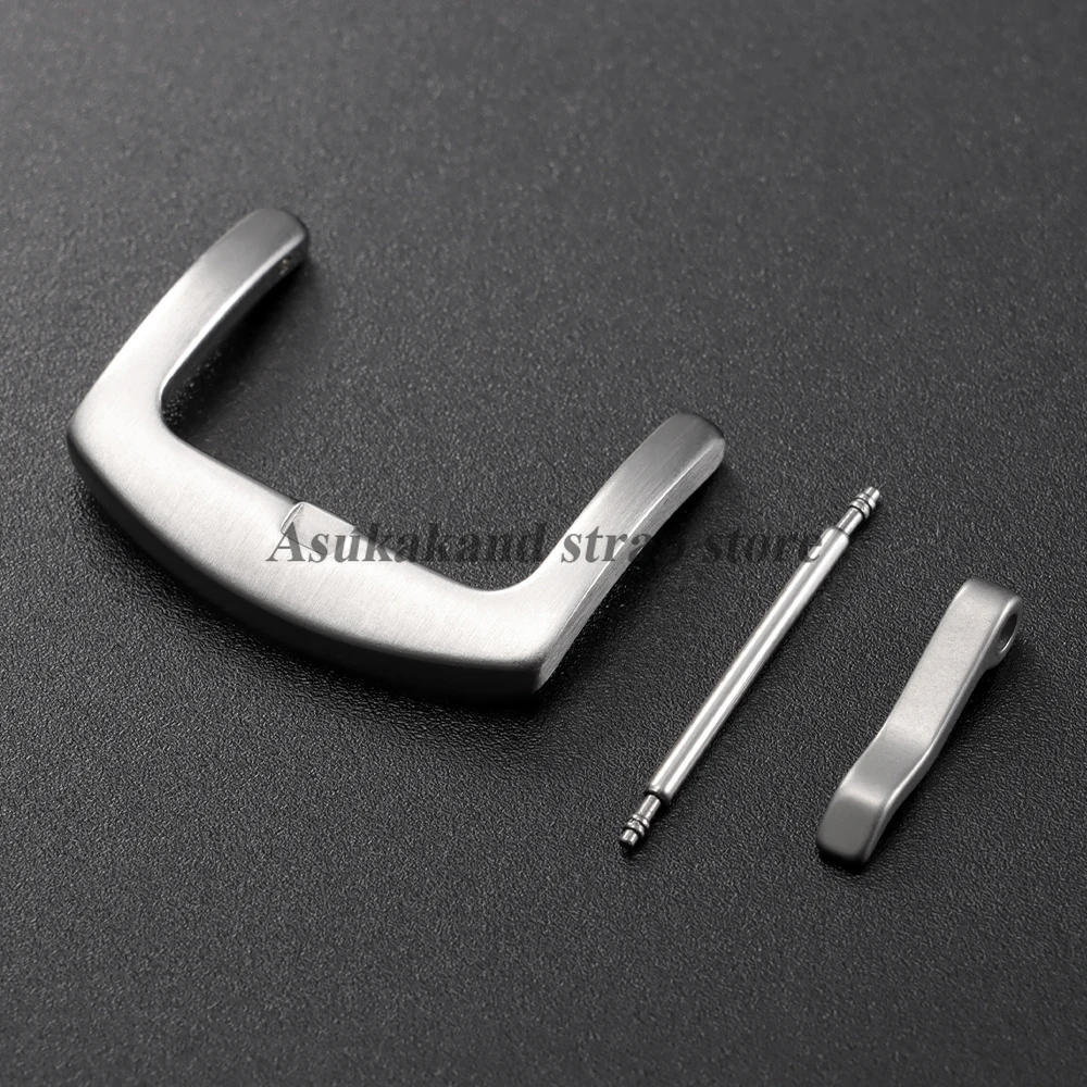 Silver Black Metal Watch Buckle 14mm 16mm 18mm 20mm 22mm 24mm 26mm Men Watchband Strap Stainless Steel Clasp Watch Band Buckle