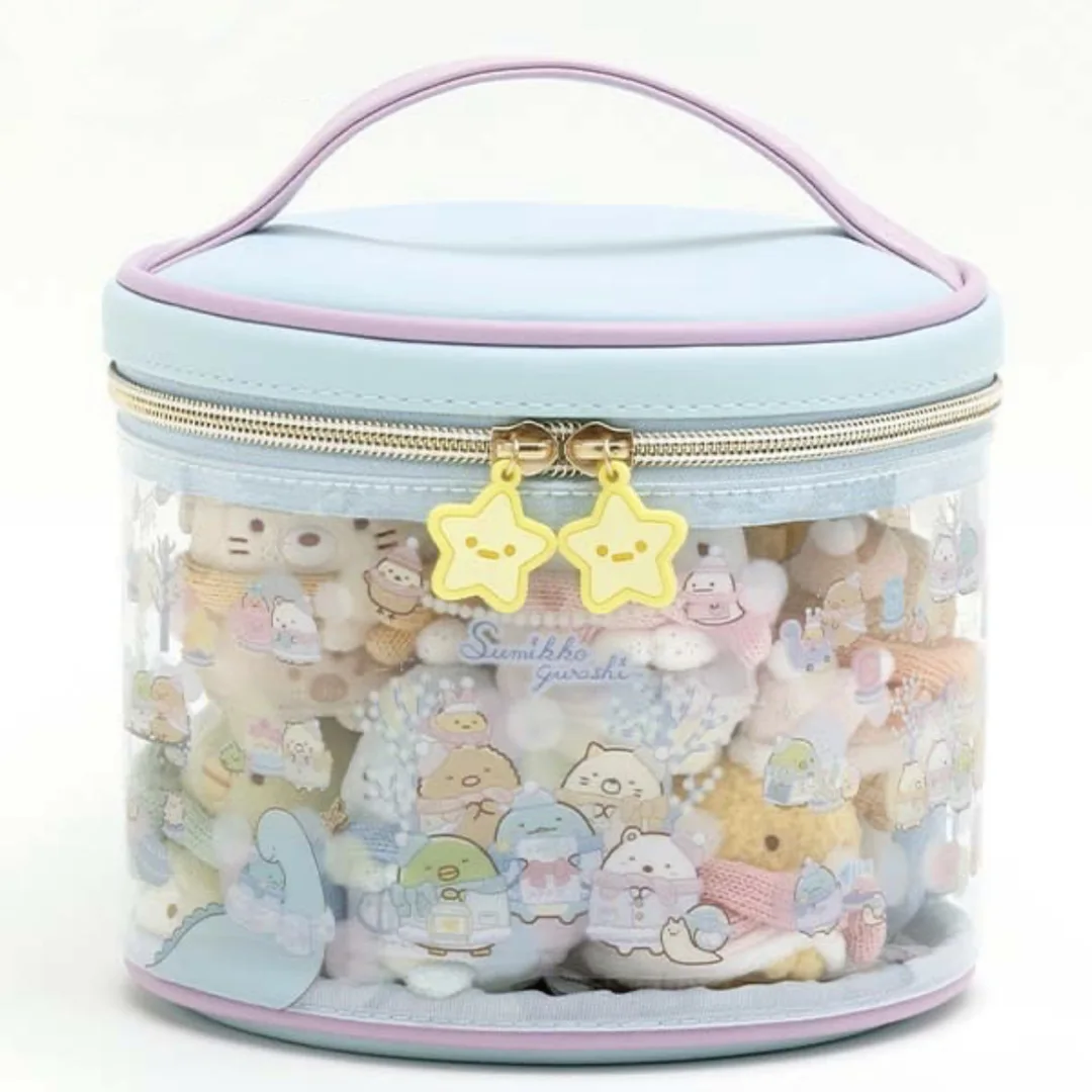 san-x s-sumikkogurashi angolo giapponese biologico mamma notte serie scatola cosmetica trasparente borsa per cosmetici borsa per giocattoli