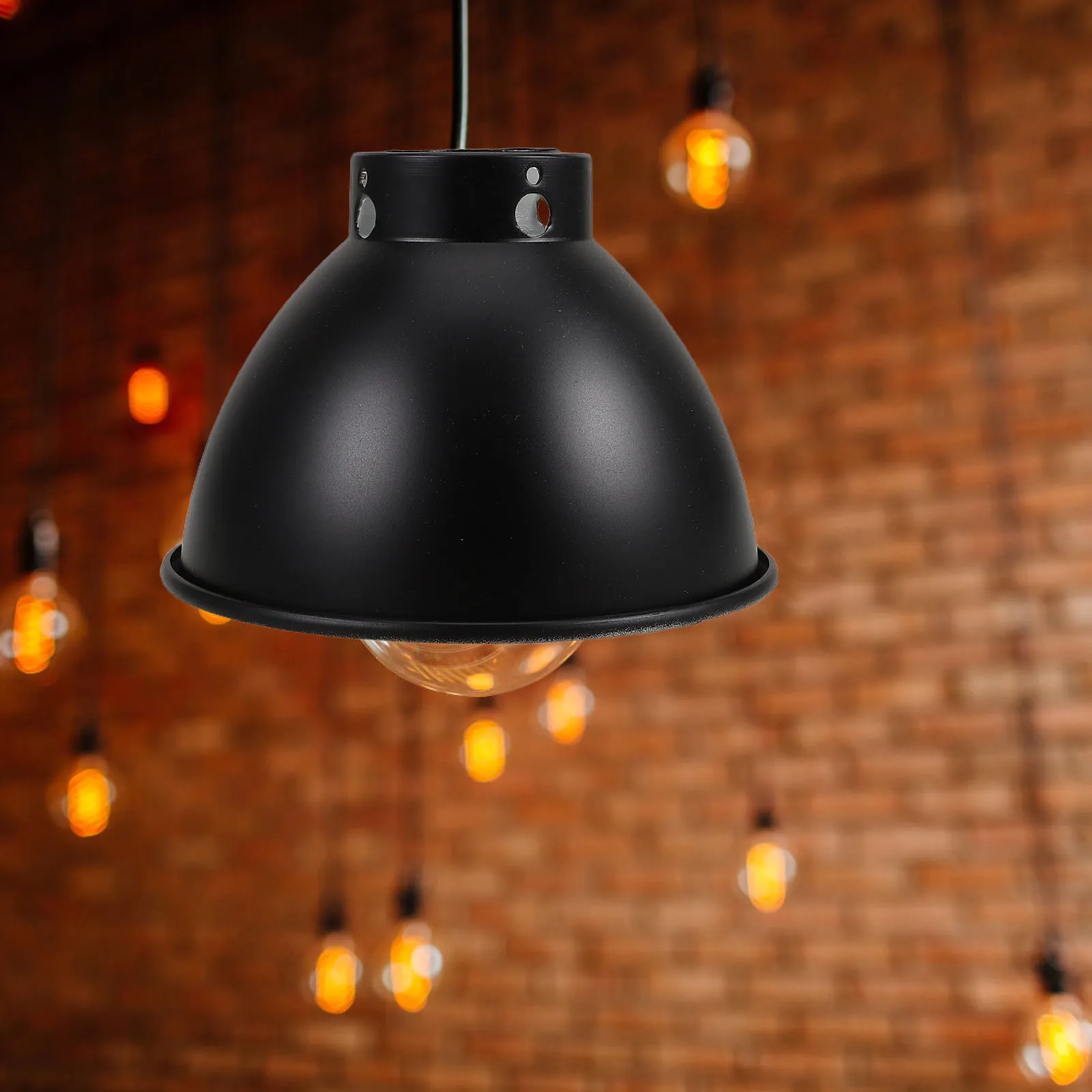 

5.5 Inch Metal Reflective Lamp Shade For Reptiles: Heat Resistant Dome Cover For Basking Bulbs Uvb Lamps Glass Terrariums Pet