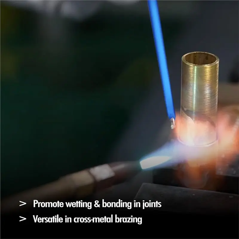 20 Sticks Flux Coated Copper Alloys 15% Silver Solder Phos Brazing Rods Flat Welding Rods 1/16