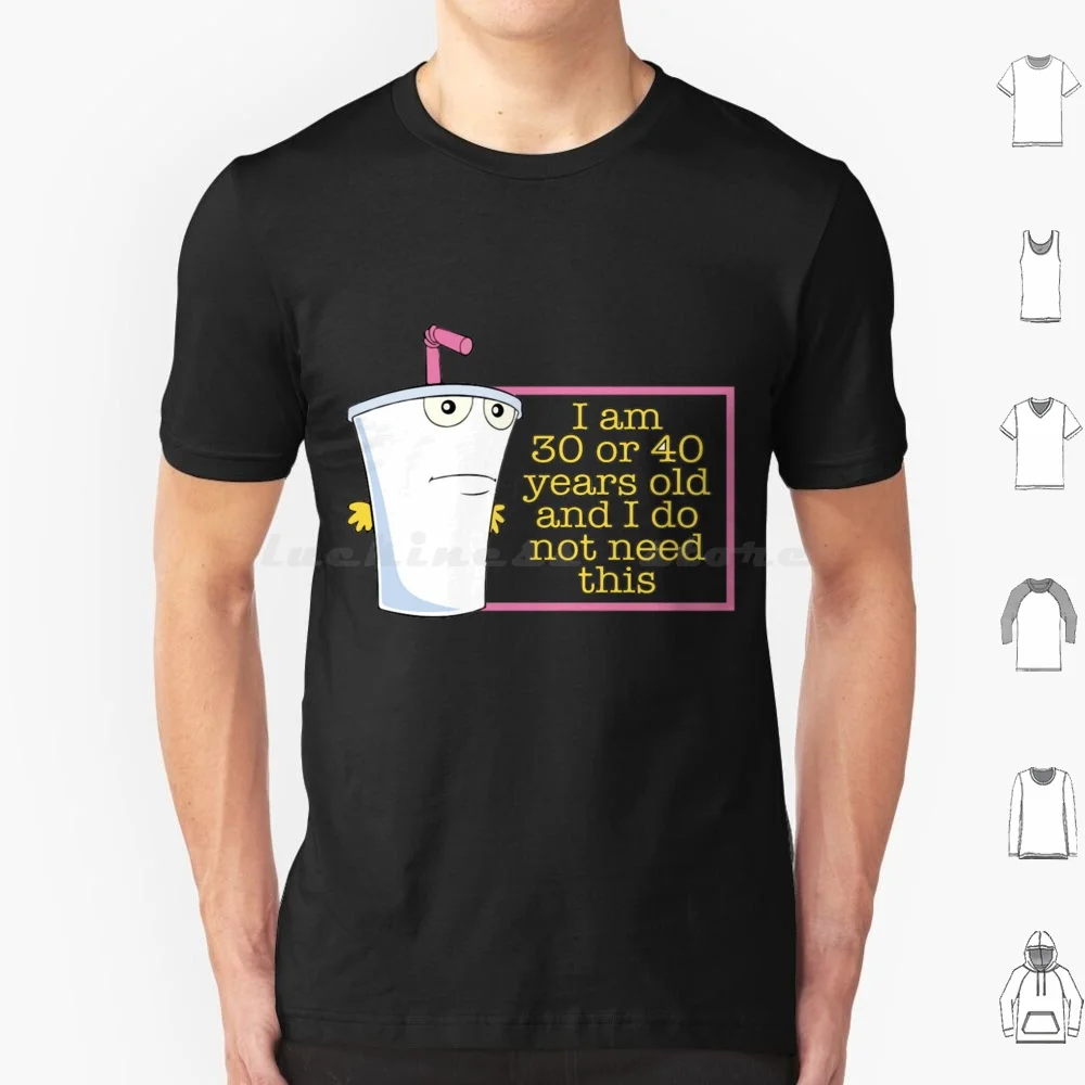 Vintage Aqua Teen Hunger Force T Shirt Cotton Men Women DIY Print Aqua Teen Hunger Force Athf Frylock Master Shake Meatwad