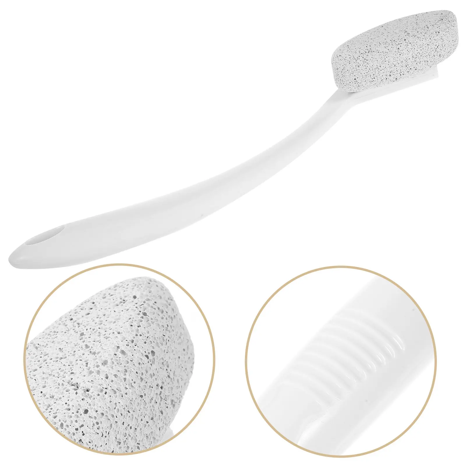 

Portable Foot Callus Remover Pumice Stone for Feet Long Handle Foot File Dead Skin Remover Pedicure Tool for Men Women