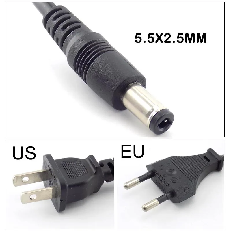 Power Supply Adapter Adjustable 3V-12V 2A AC 100V-240V to DC 12V Power Adaptor Universal For CCTV Camera LED Strip Light N6