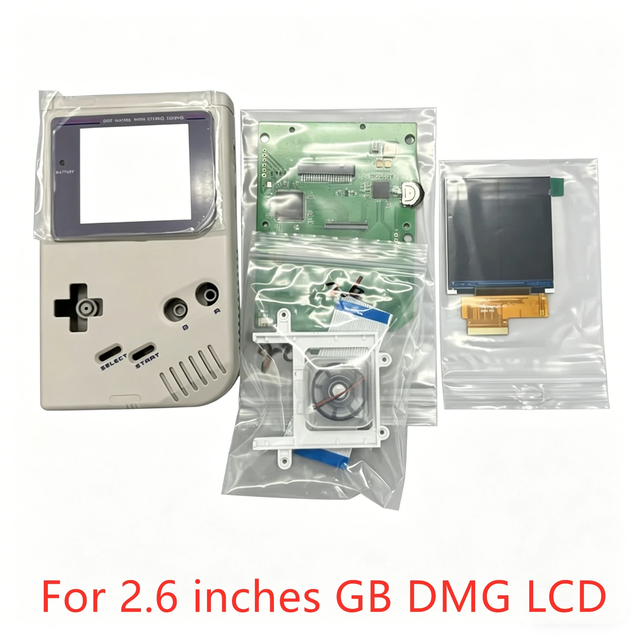

2.6 Inch DMG Game Boy IPS LCD Screen High Brightness Display With New Full Shell Plug And Play Easy Installation For Classic Gam