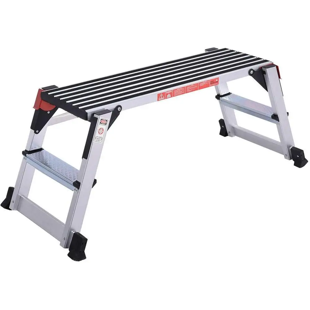 Non-Slip Work Bench Drywall Ladder, 330lbs Capacity